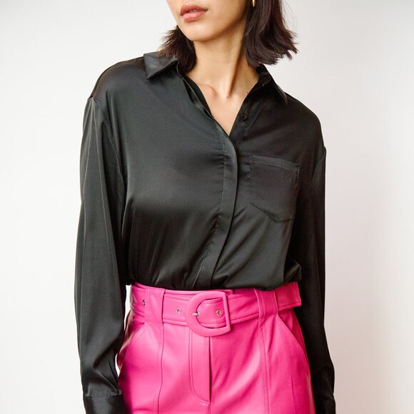 Bella Blouse, Black - Picture 2 of 3